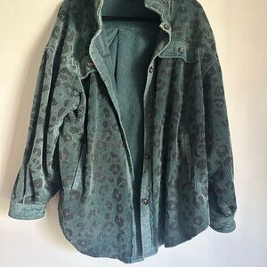 Dressed in LaLa Corduroy Button-Up Shirt